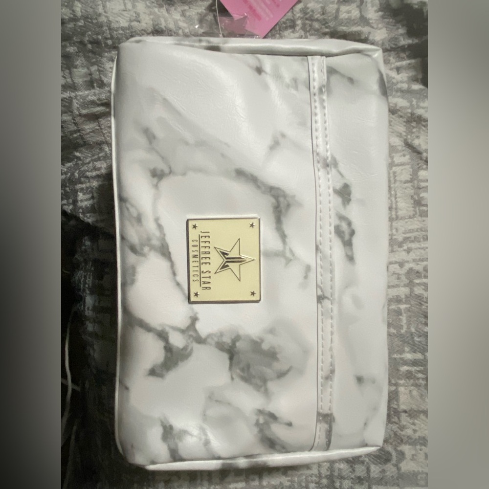 Jeffree Star Marble makeup bag